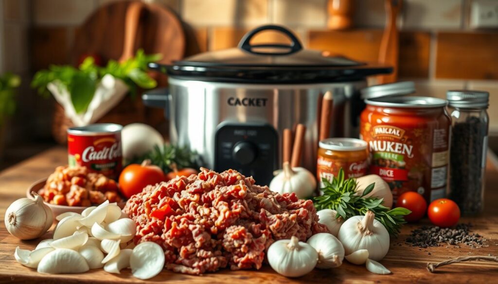 Ground Beef Crock Pot Ingredients