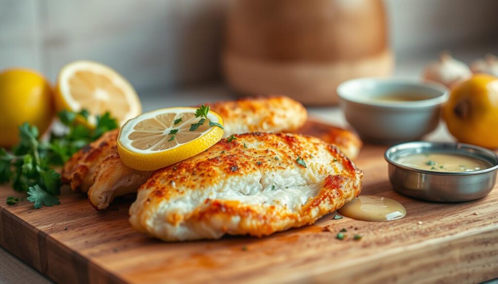 Lemon Butter Chicken Cutlets Recipe