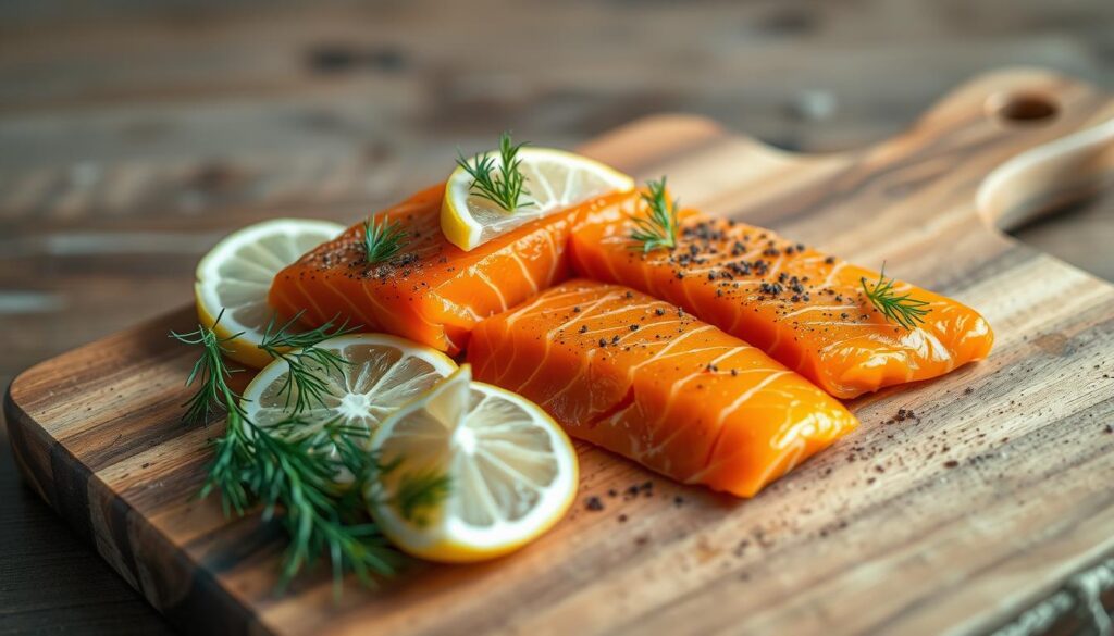 Smoked Salmon Preparation