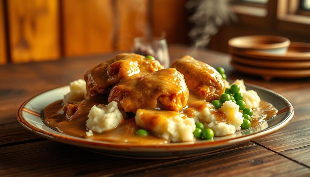 Southern Homestyle Chicken and Gravy Comfort Dish