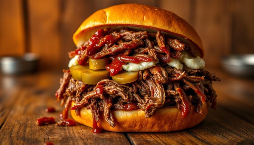 Savor the Flavor: Indulge in Our Irresistible Pulled Beef Sandwich