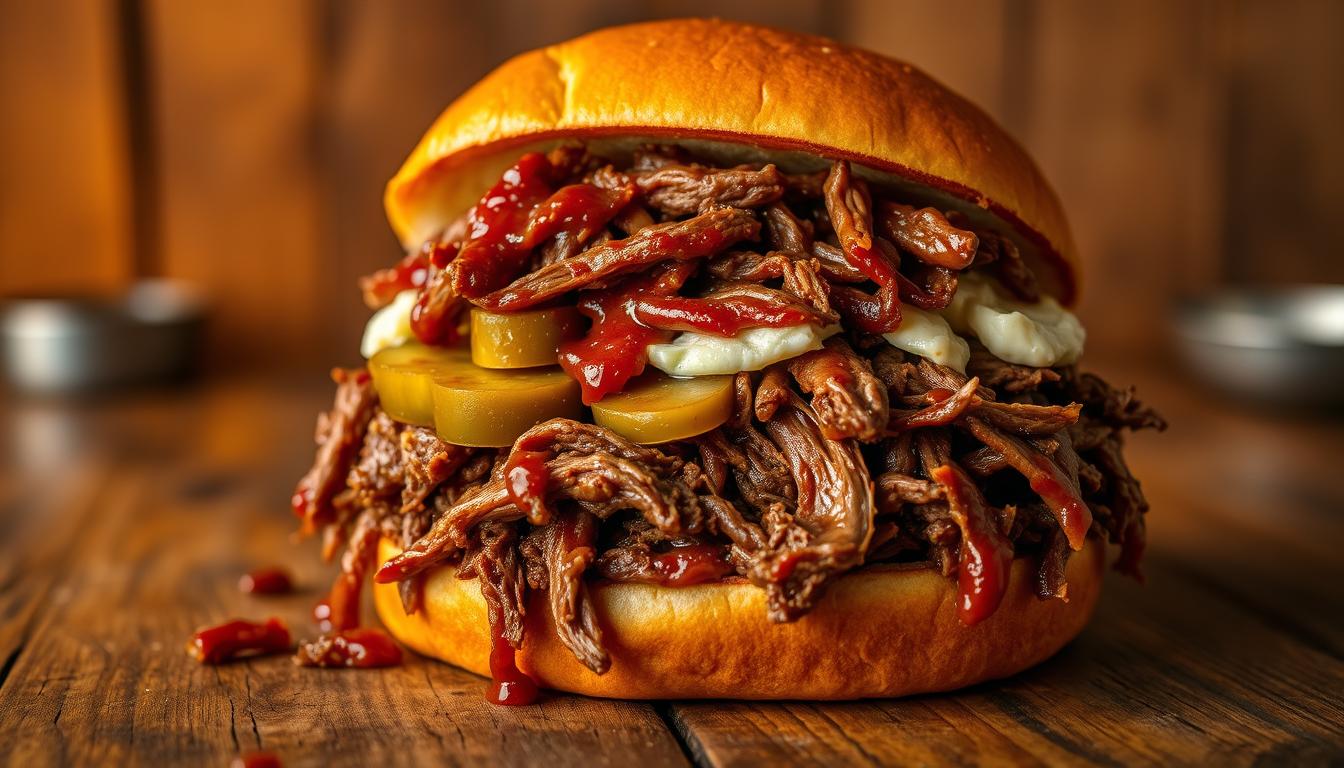 Savor the Flavor: Indulge in Our Irresistible Pulled Beef Sandwich